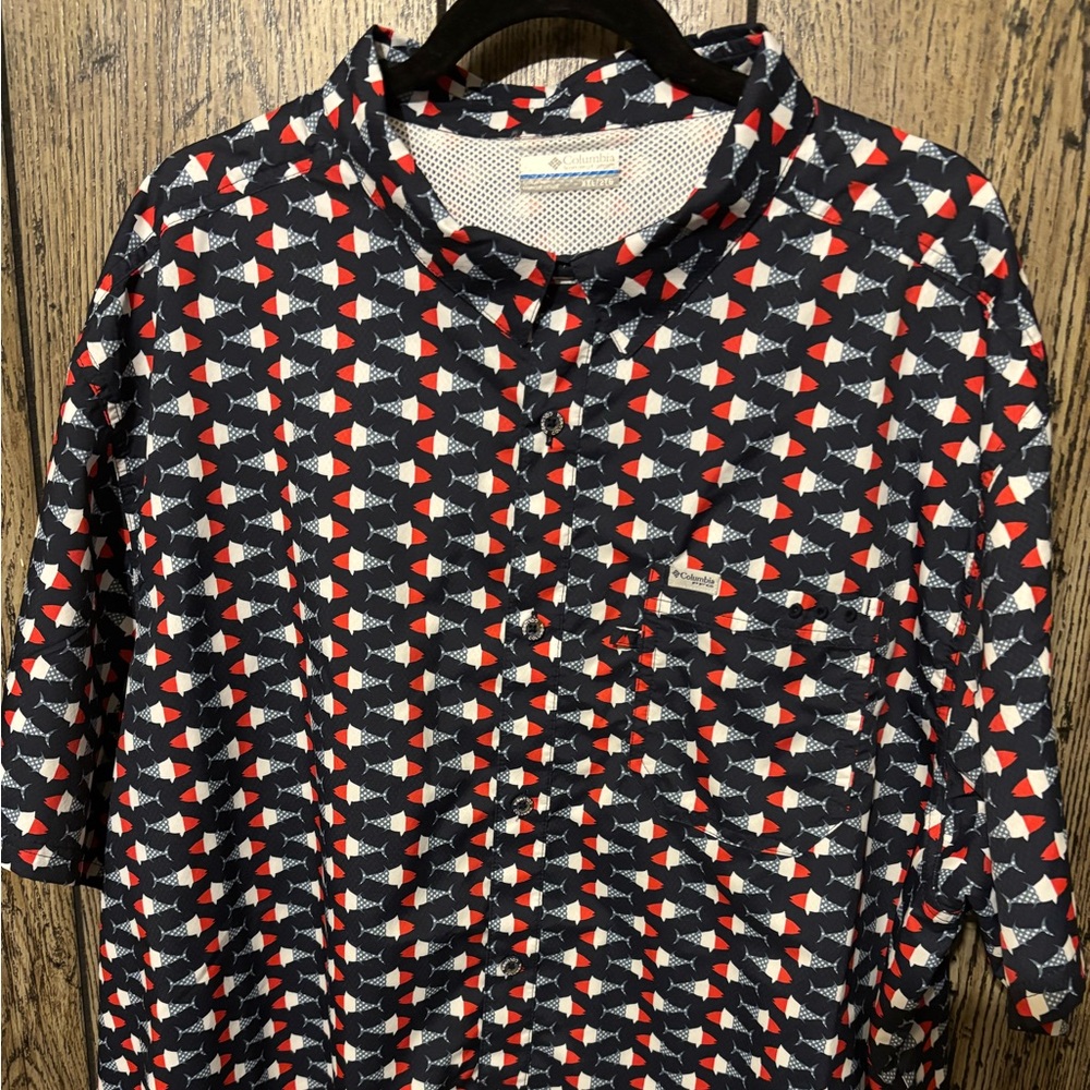 Columbia Men's PFG Trollers Best™ Short Sleeve Shirt XXL🇺🇸